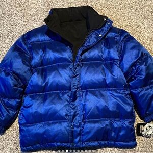Royal & Black Vintage Starter Puffy Coat NWT